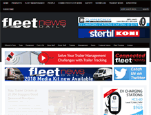 Tablet Screenshot of fleetnewsdaily.com